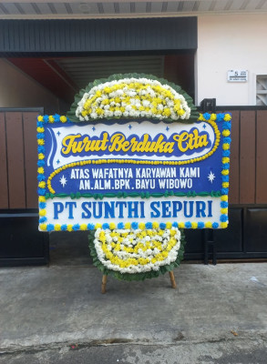 Papan Bunga Duka di Jatiraden